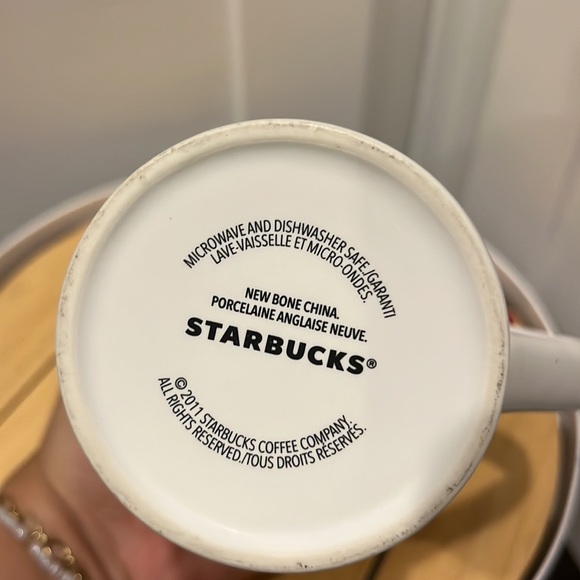 Starbucks Holiday Christmas Mug Vintage 2011 Red - Picture 4 of 5